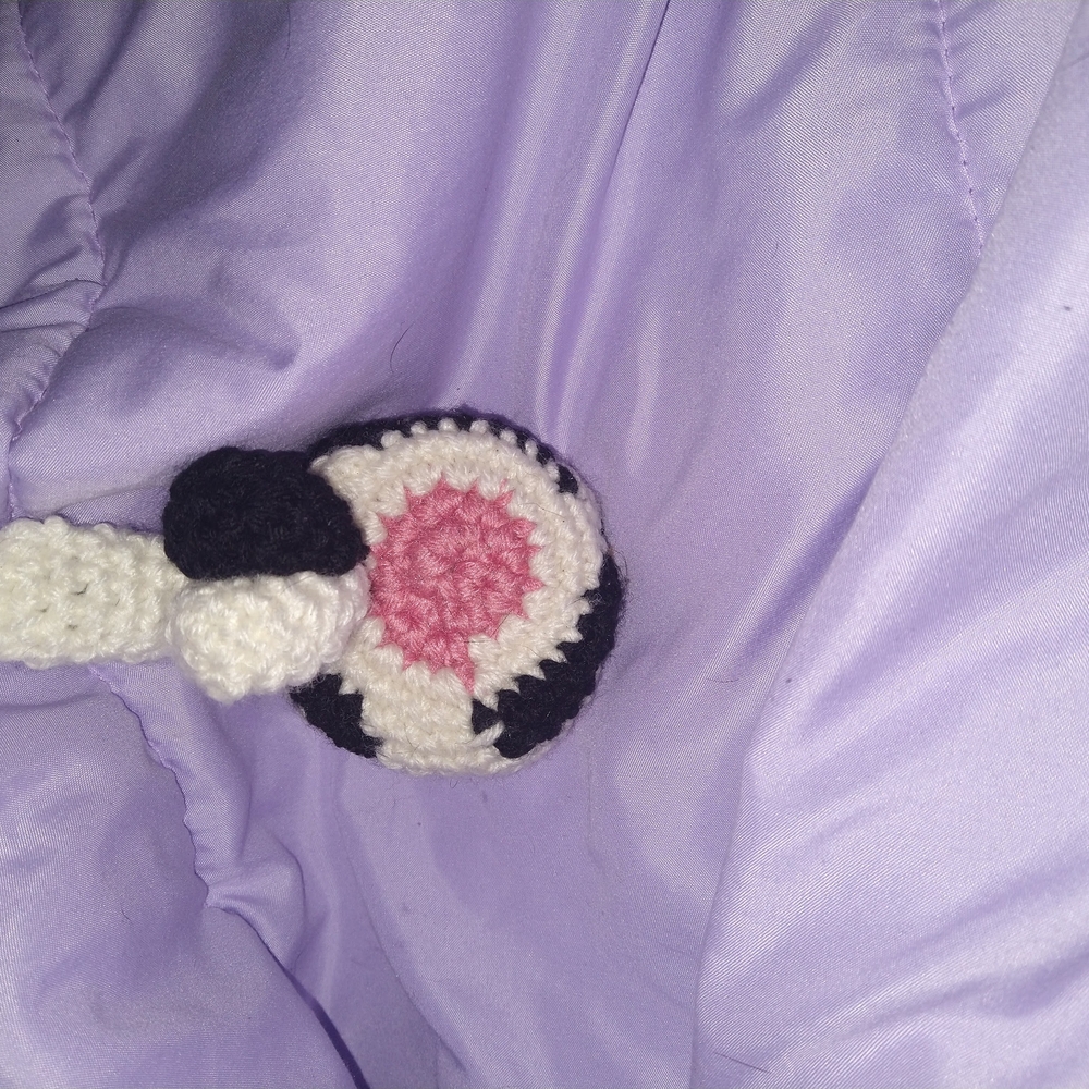 Black And White Cat's Butt Coin Purse